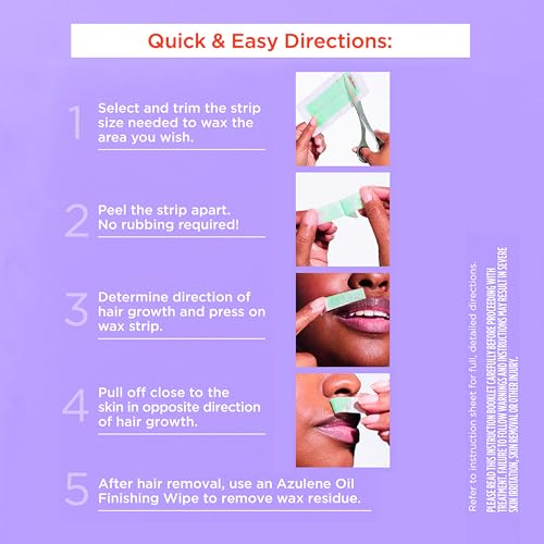 Sally Hansen Snip and Use Wax Strips with Vitamin E and Avocado Oil for nourished skin