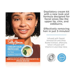 Sweet Almond Oil and Shea Butter hydrate during treatment.