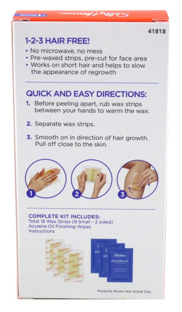 Sally Hansen packaging showing two boxes for at-home waxing