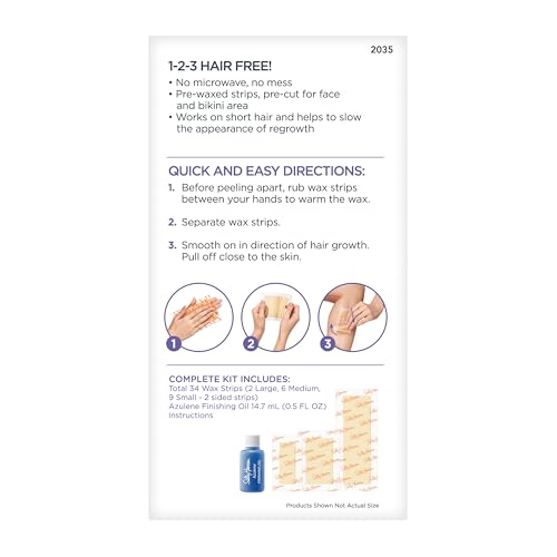 Sally Hansen Wax Kit bikini strips for smooth, week-long confidence.