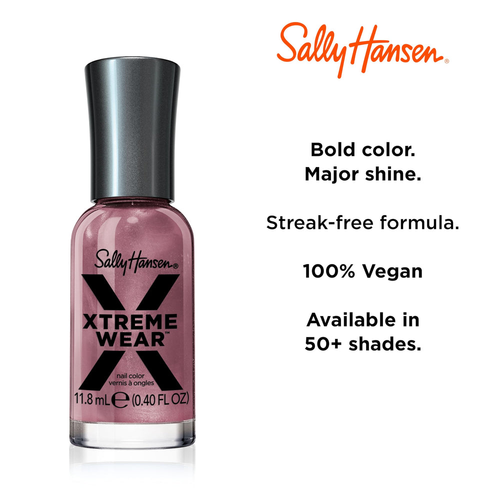 Sally Hansen Xtreme Wear Angel Energy brush stroke reveals smooth, streak-free application.