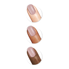Sally Hansen Xtreme Wear Angel Energy nails show a subtle long-lasting lavender tint.