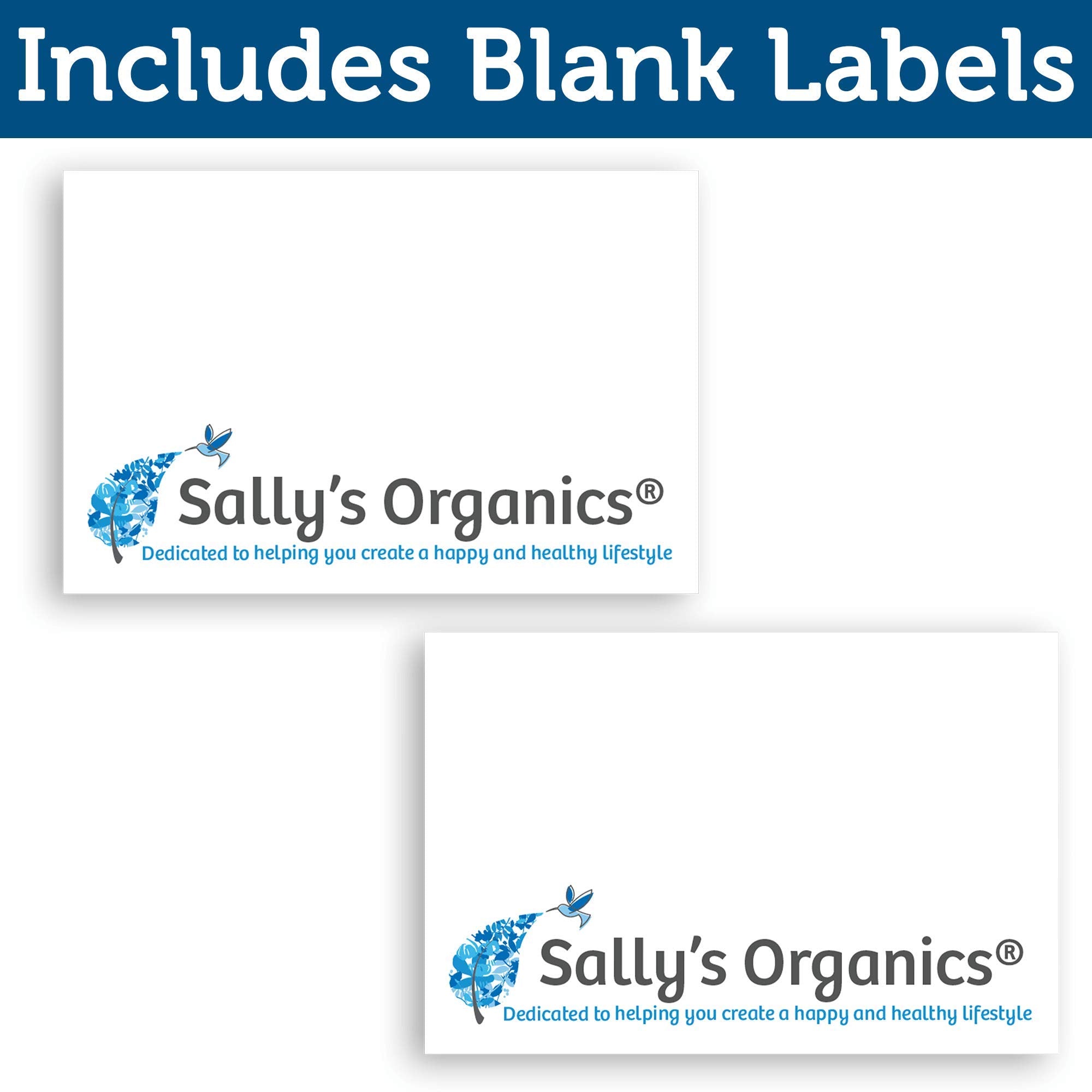 Sally's Organics two-pack spritz bottle keeps DIY cleaners ready.