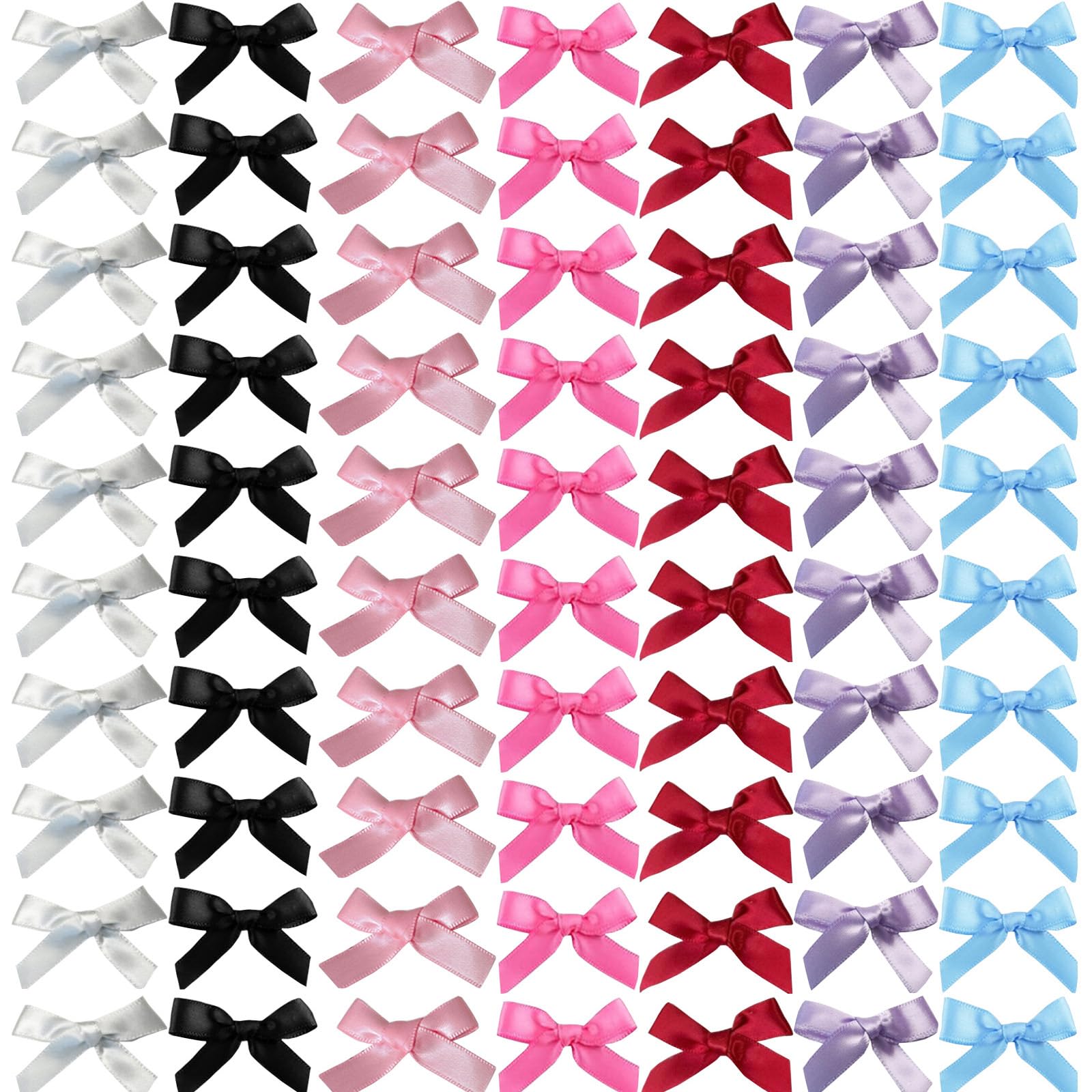 SALOCY mini hair bows in pink ideal for daily wear and cute photos.