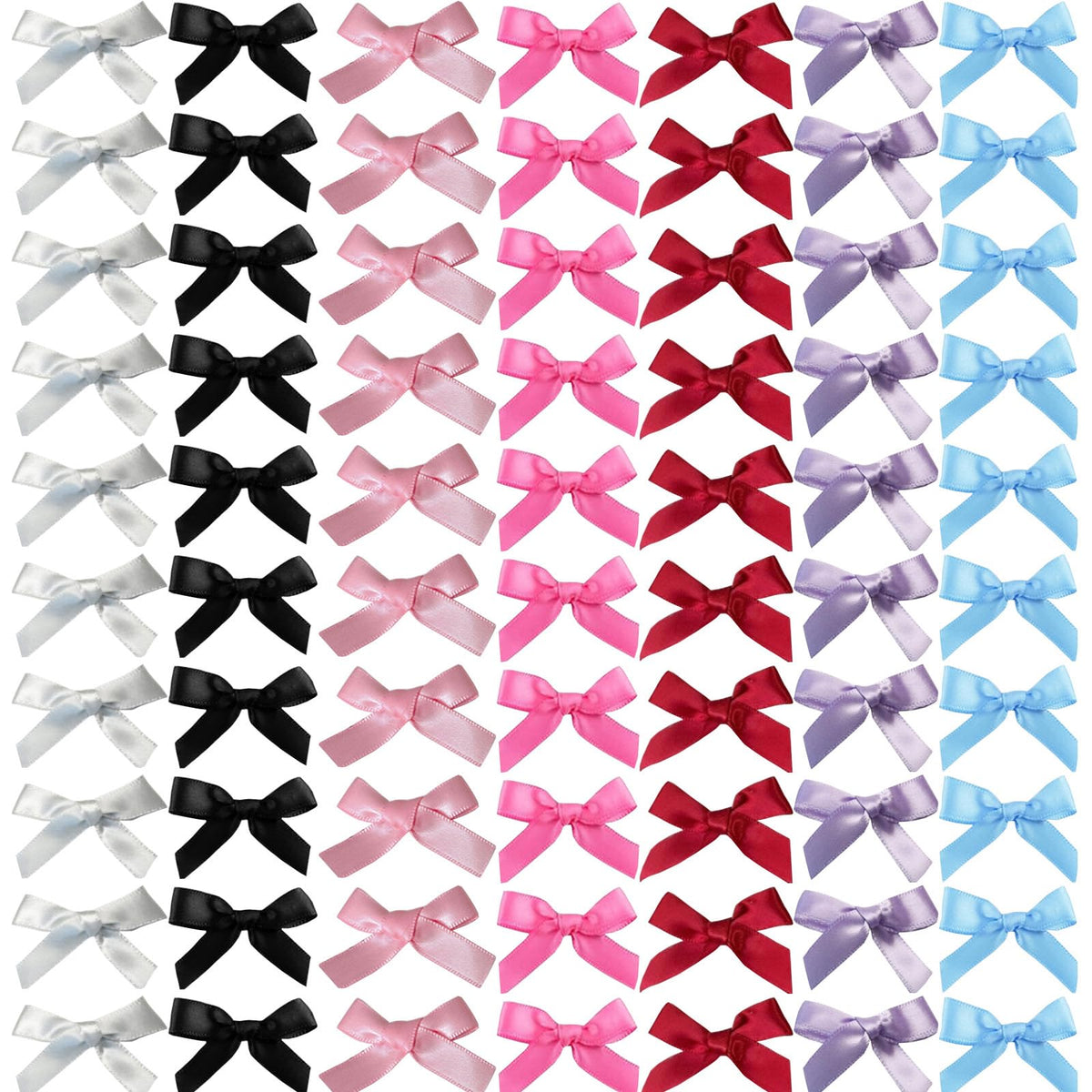 SALOCY mini hair bows in pink ideal for daily wear and cute photos.