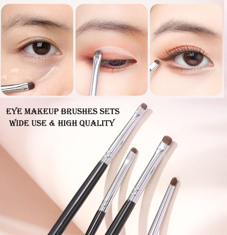 SALOCY small eyeshadow brush helps blend crease shade for natural transitions.