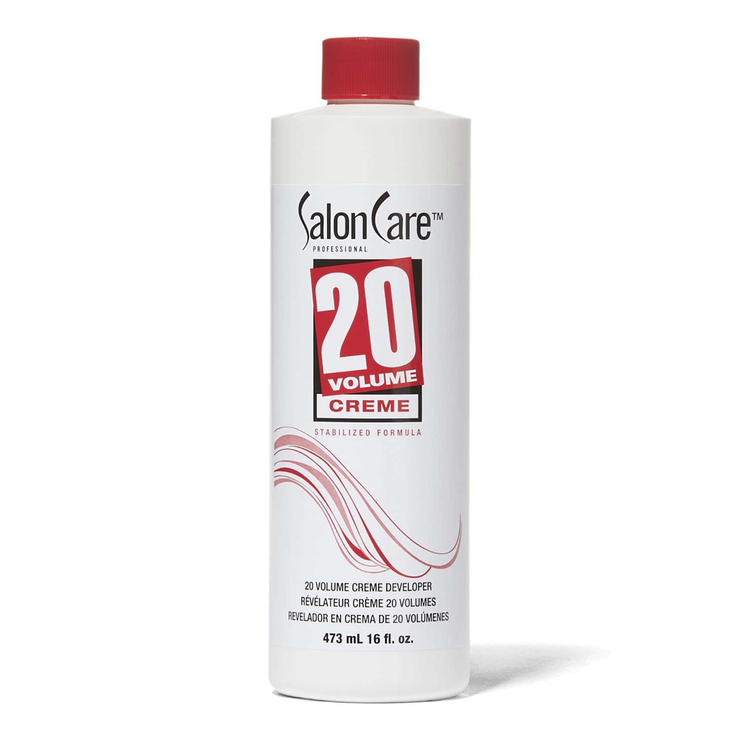 Salon Care 20 Volume Creme Developer delivers a uniform lift for salon-ready color