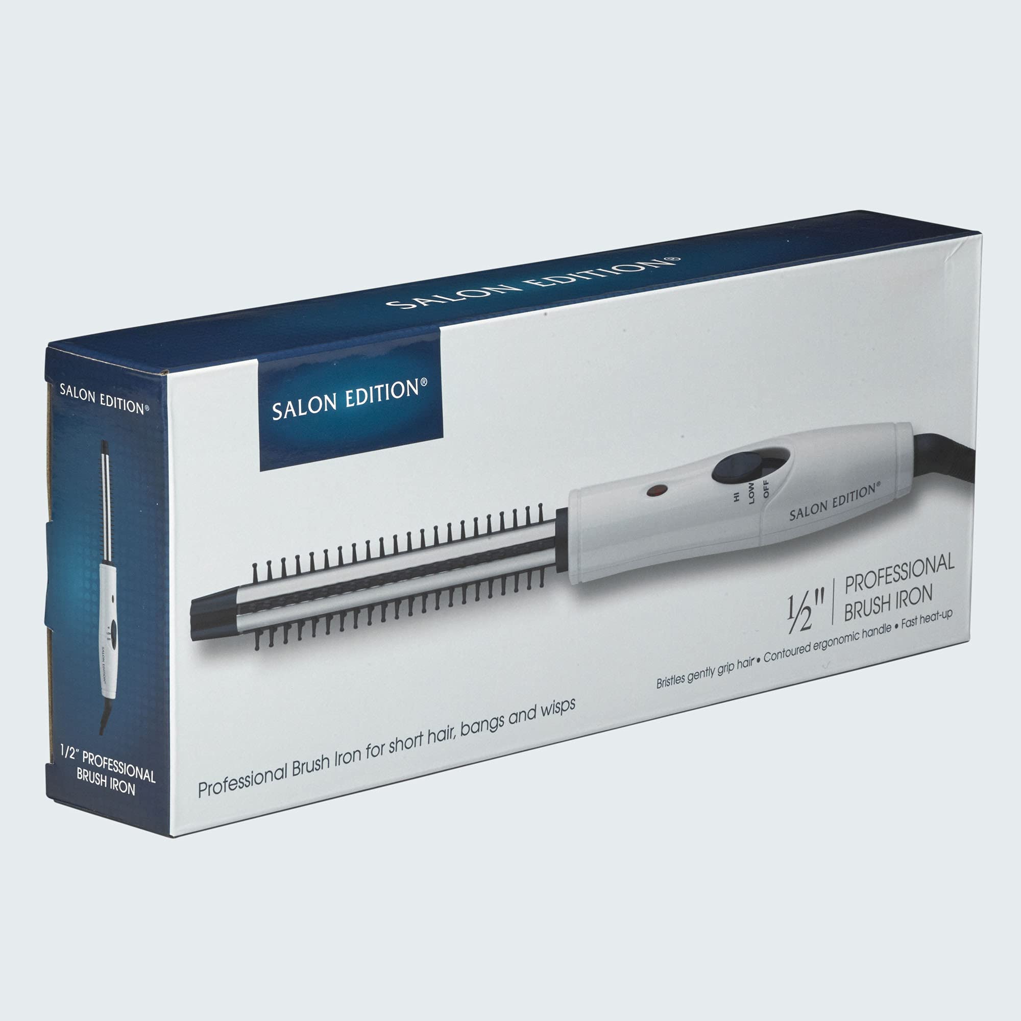 Salon Edition ergonomic, contoured handle enhances grip for precise control.