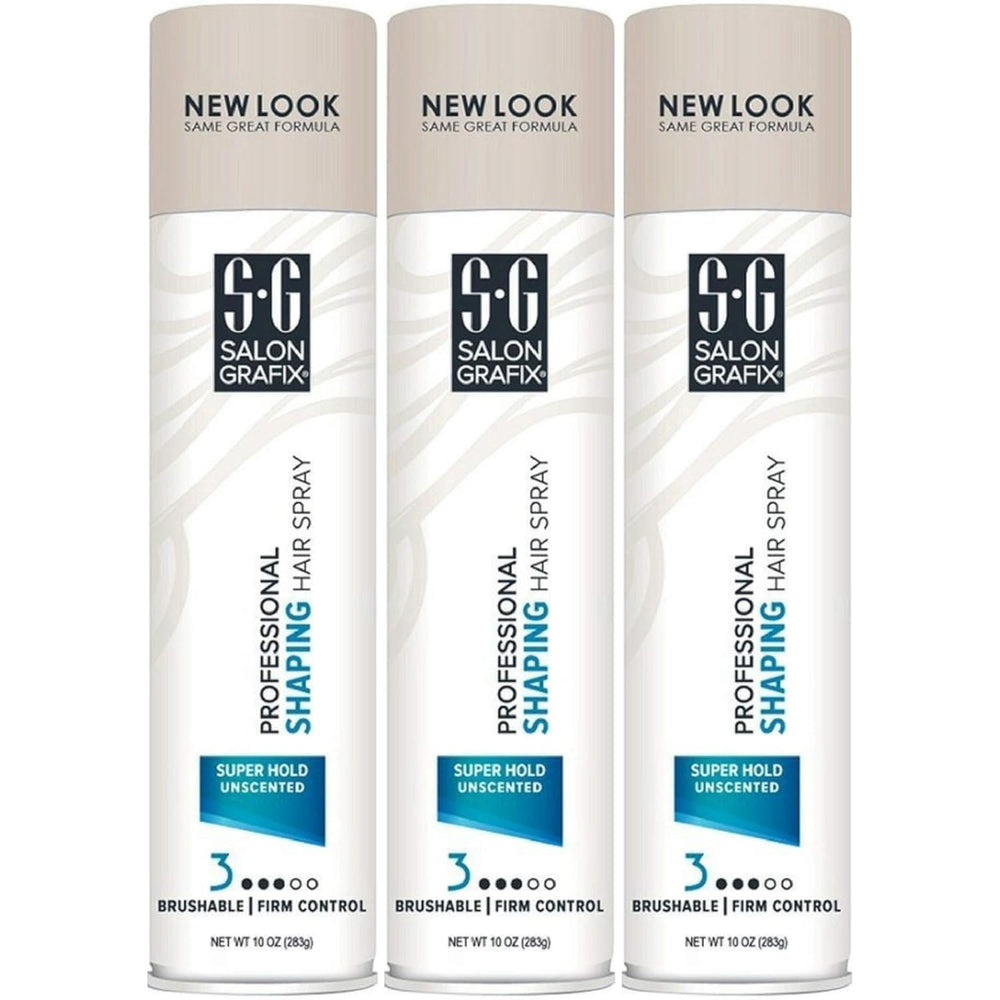 Salon Grafix spray sin fragancia, vista frontal del envase, fijación ultrafuerte.