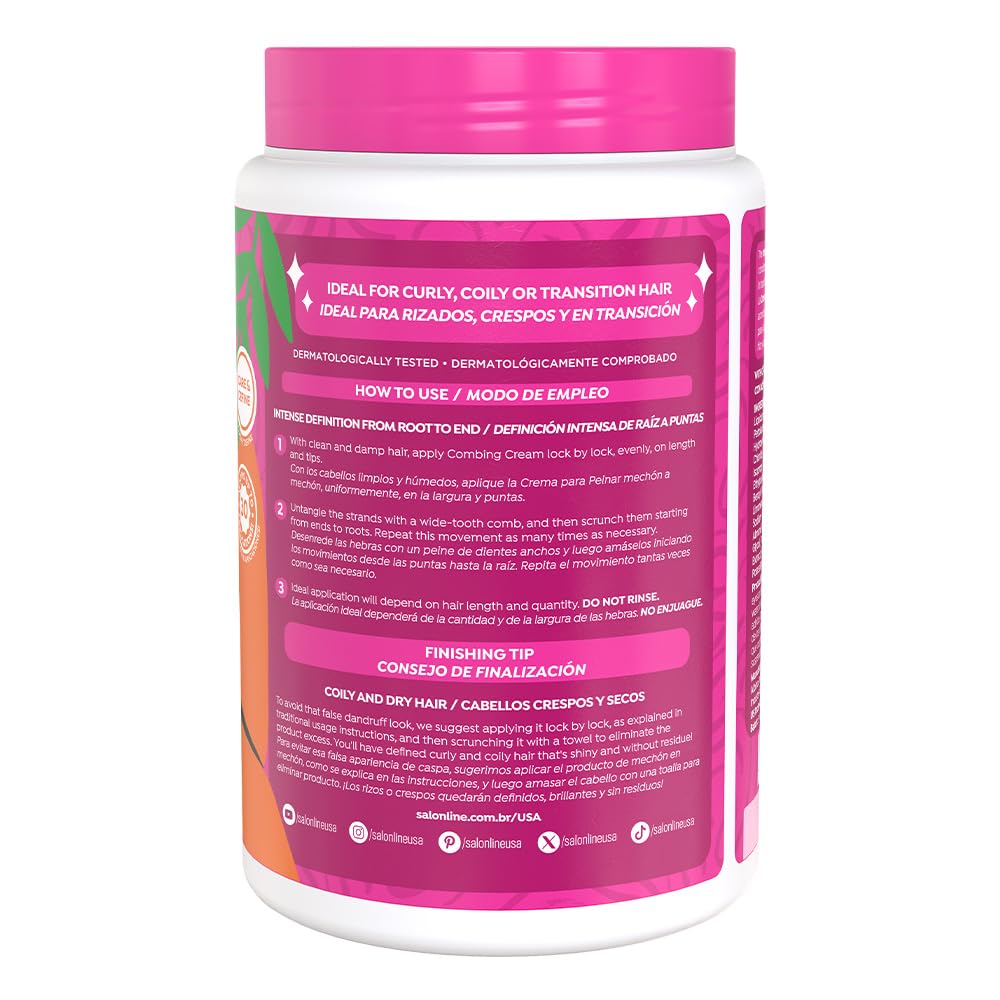 Salon Line Crema Definición Rizos Uso diario apto para niños.