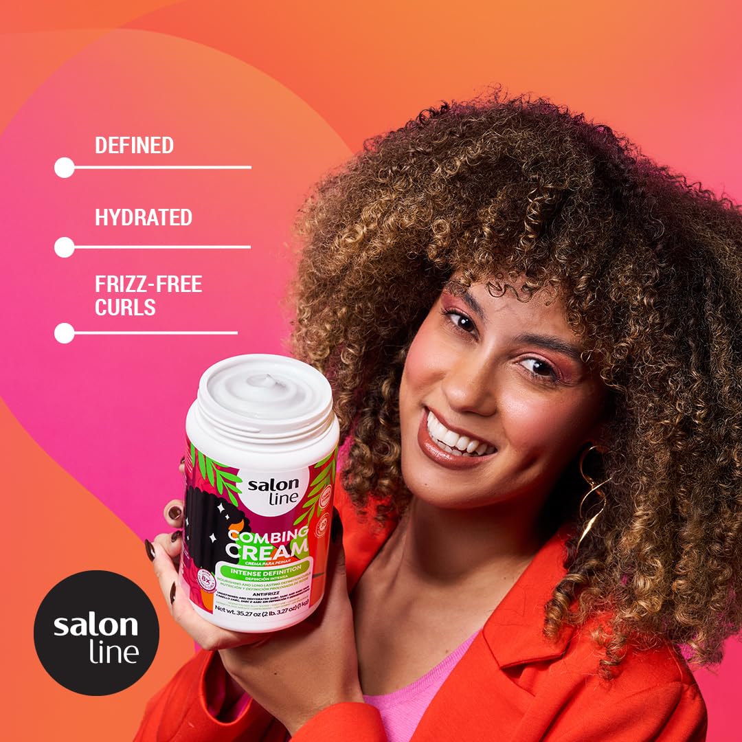 Salon Line Crema Definición Rizos Textura Crema: facilita el desenredado sin frizz.