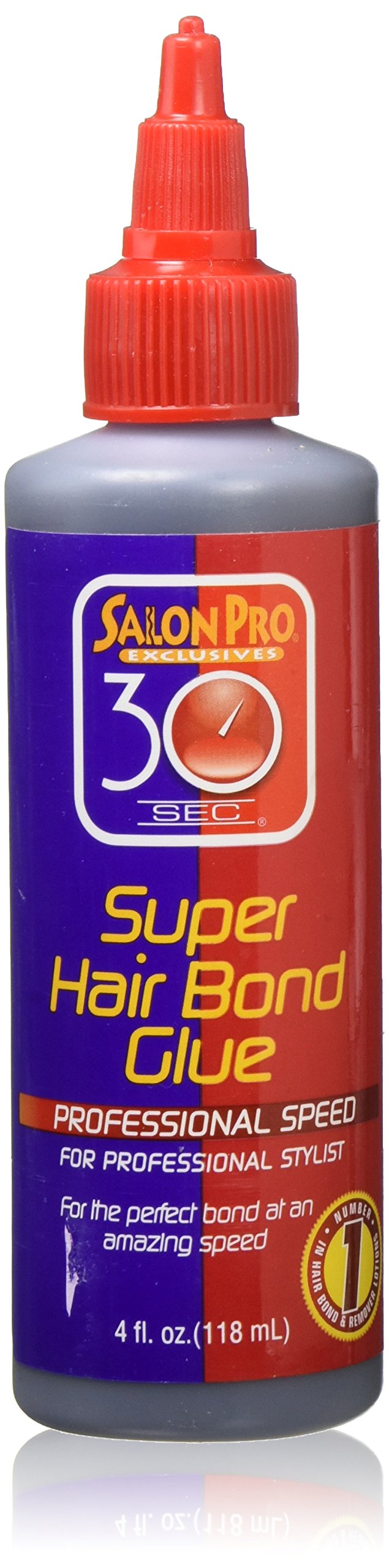 Salon Pro 30 Second Bonding Glue bottle, fast-hold formula for extensions
