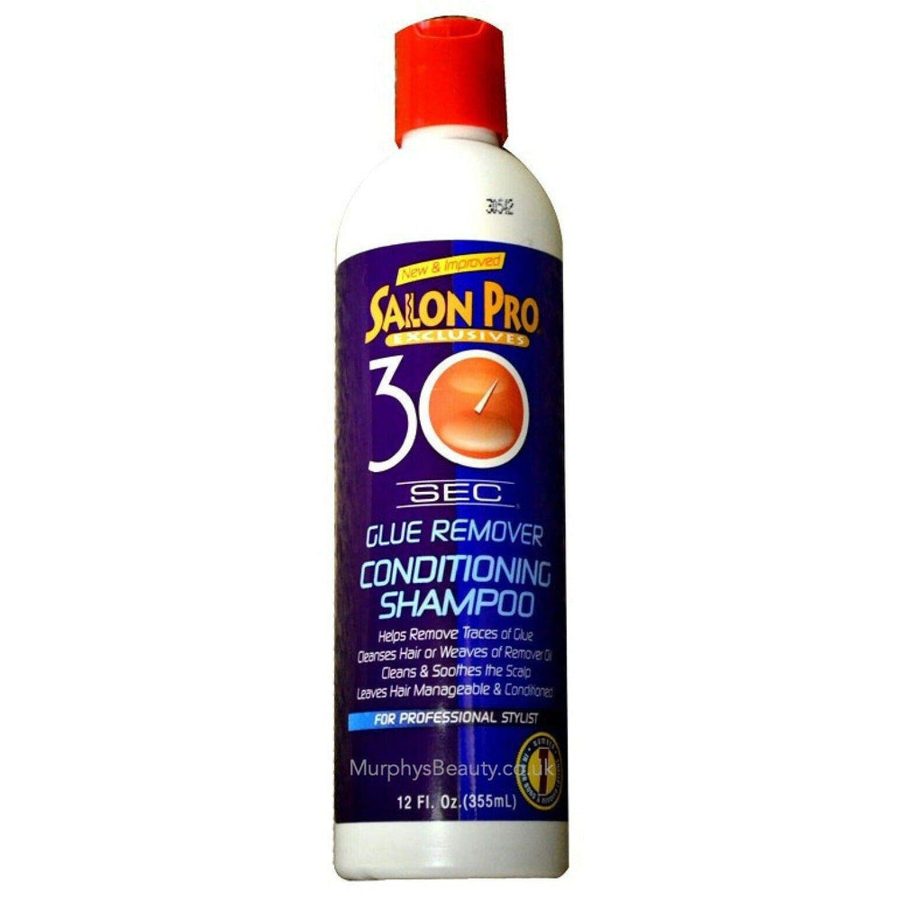Salon Pro 30 Second Remover Shampoo bottle for fast cleansing between salon sessions.