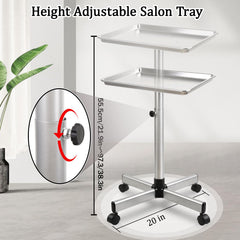 Salon Señor metal construction provides durable support for busy days