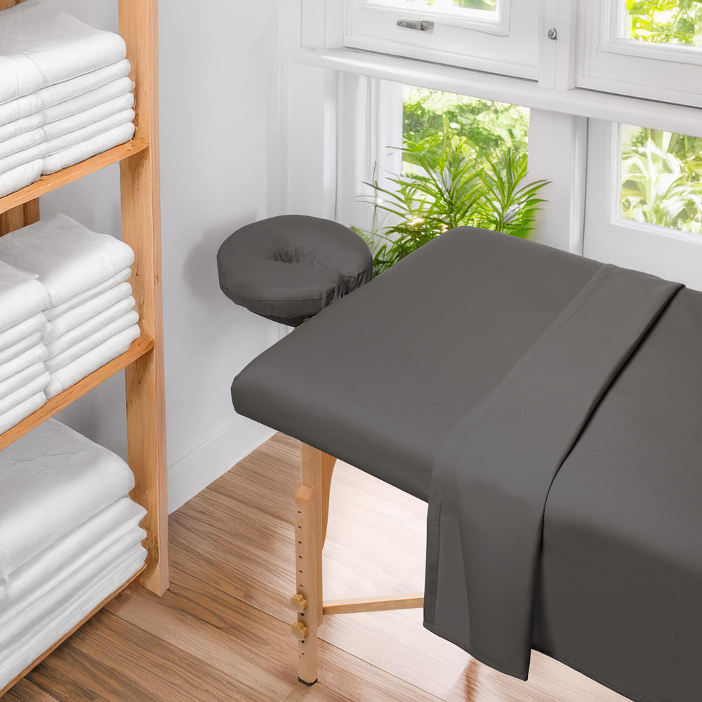 Saloniture easy-care sheets are machine washable and wrinkle resistant.