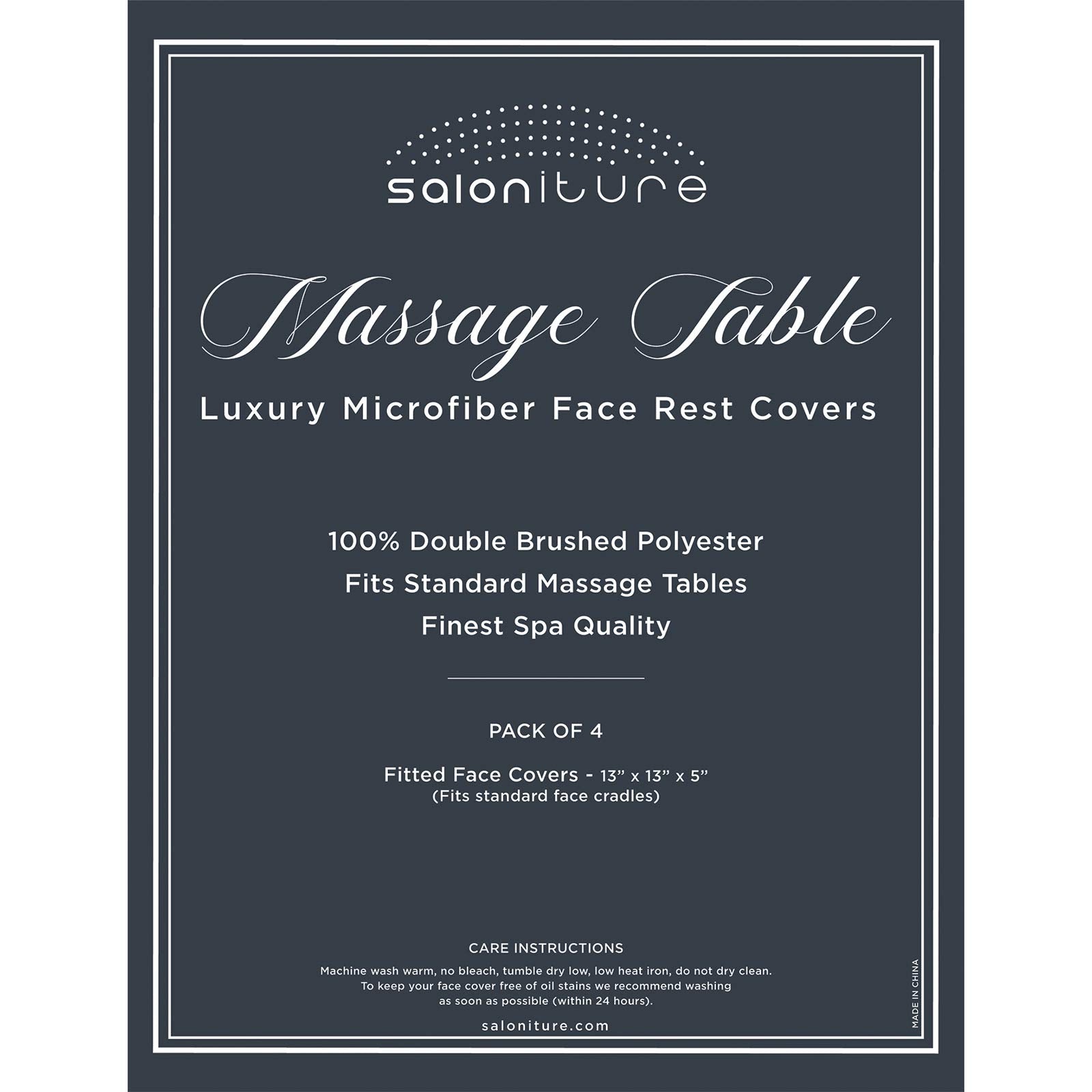 Saloniture elastic edging keeps covers securely in place during sessions.