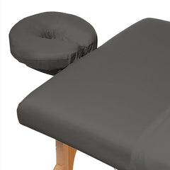 Saloniture face cradle cover shields the pillow with easy care.