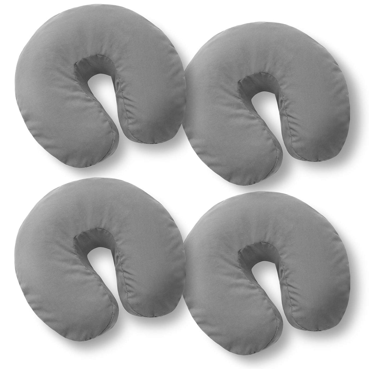 Saloniture four-pack face cradle covers offering soft, breathable comfort for clients.