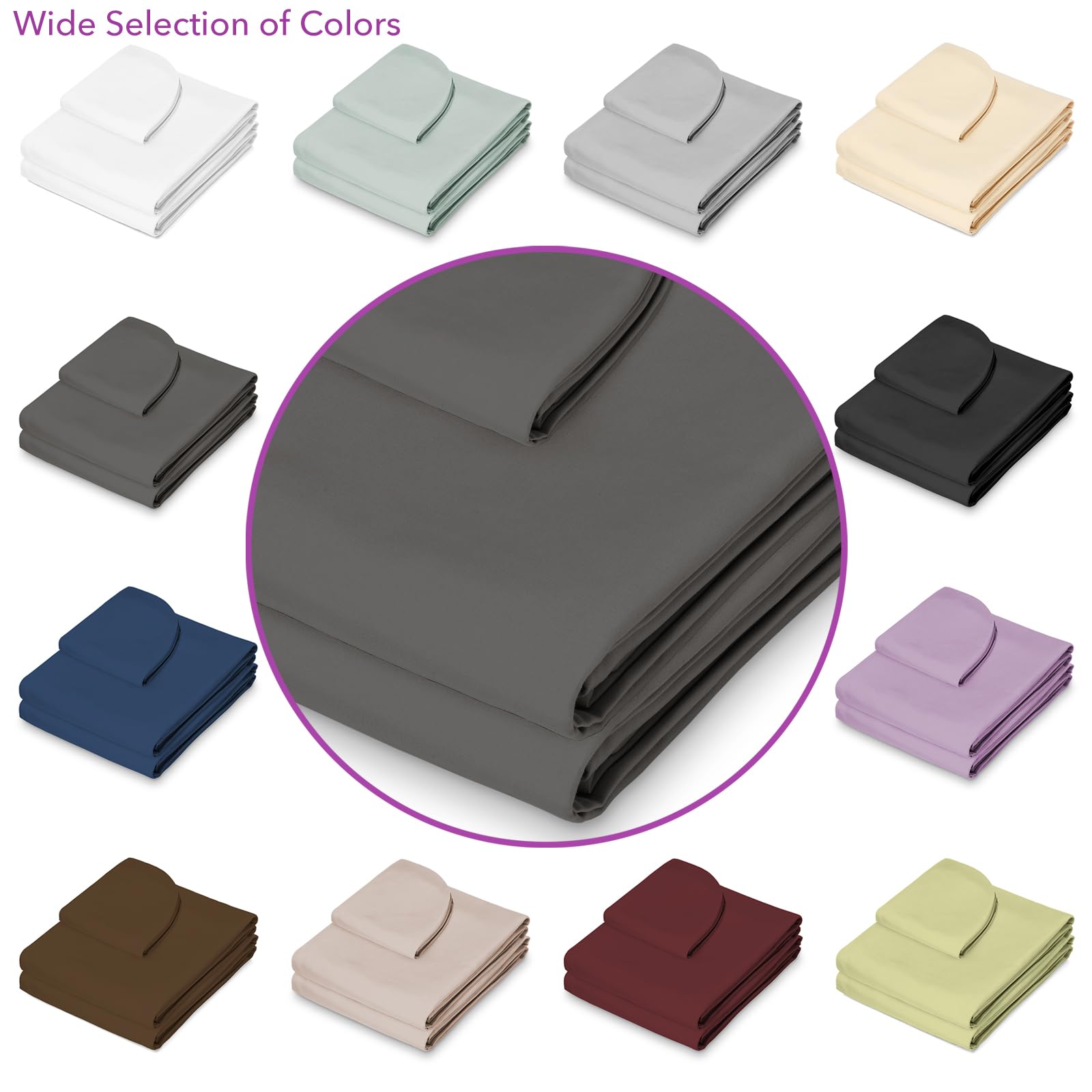 Saloniture durable sheets resist pilling for lasting professional use.