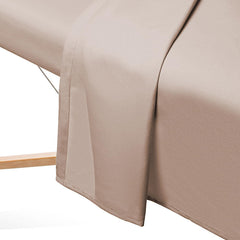 Close-up of Saloniture microfiber fabric highlighting wrinkle resistance and smooth texture