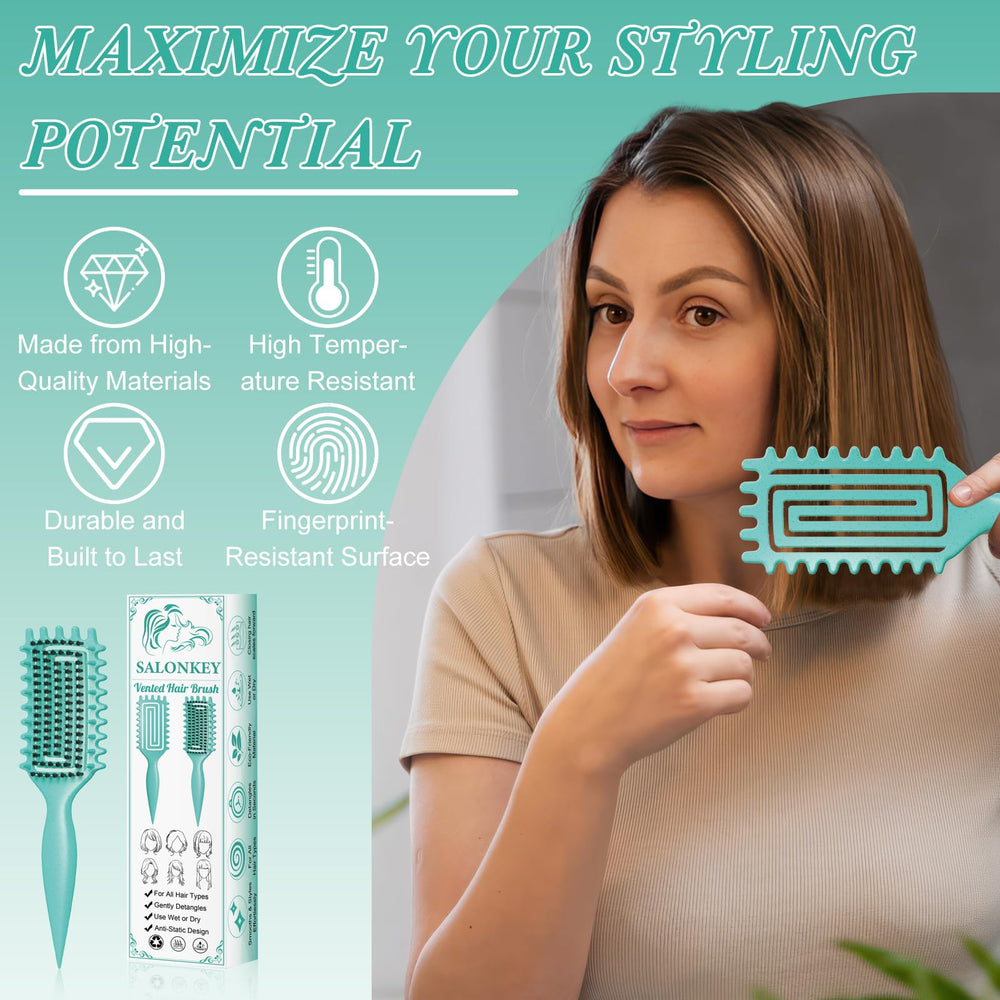 Wide-tooth design supports detangling without excessive tug on waves or thick textures.