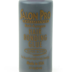 SalonPro anti-fungus hair bonding glue dispense close-up showing precision tip