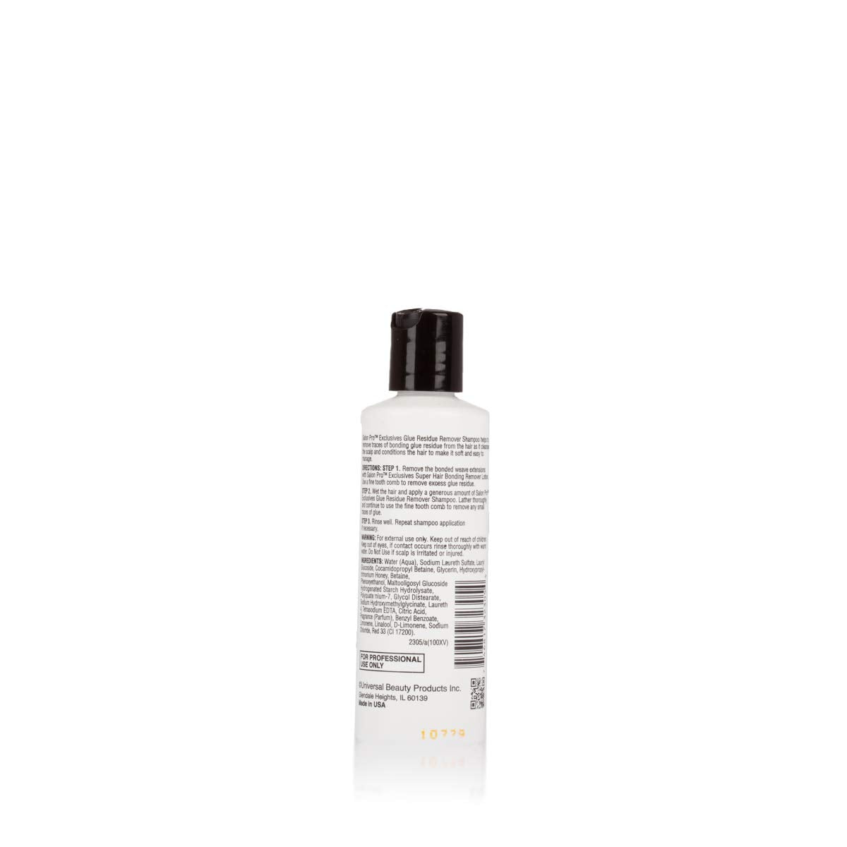 SalonPro champú espuma rica para cabello suave y brillo natural.