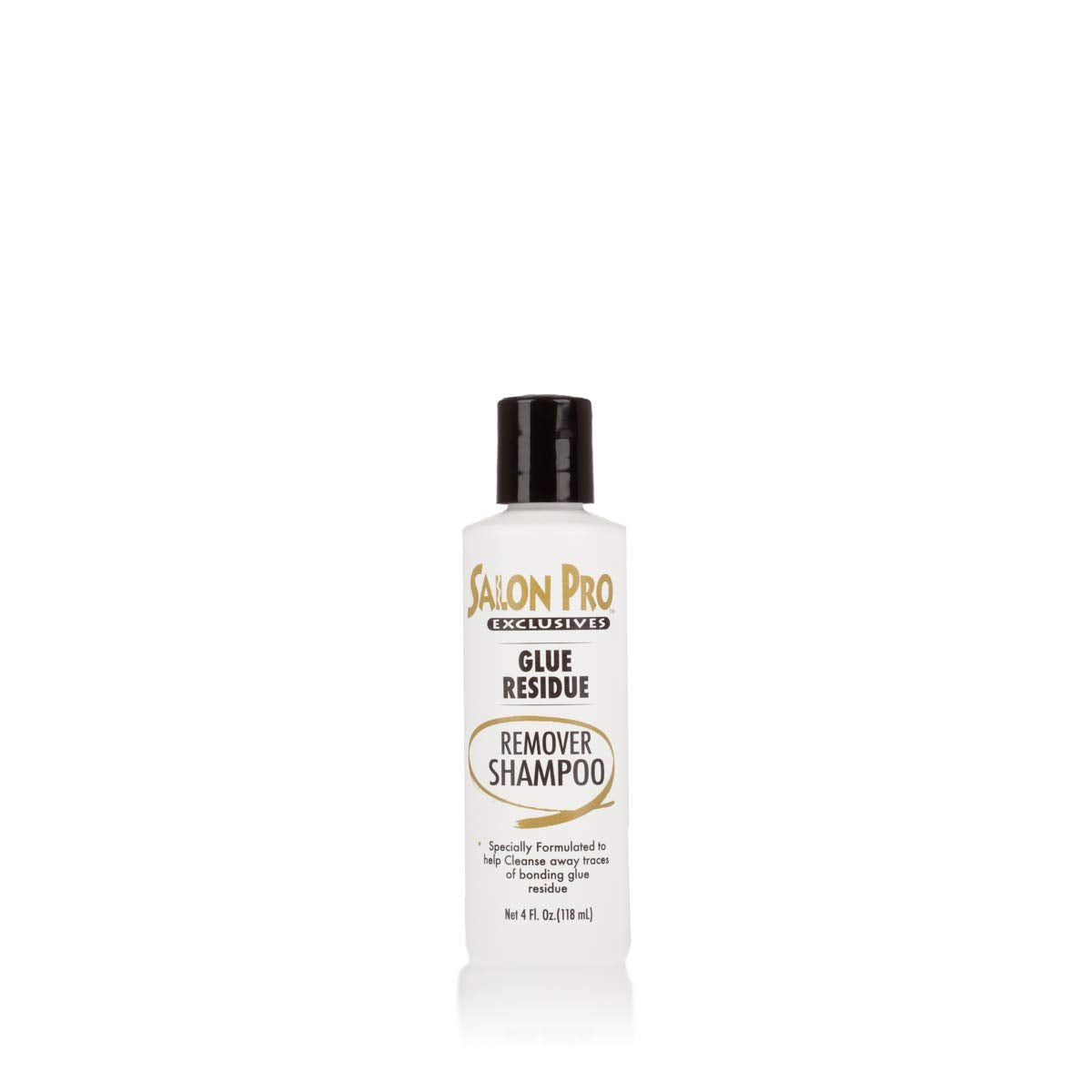 SalonPro champú quita residuos de pegamento, botella profesional para el cabello.