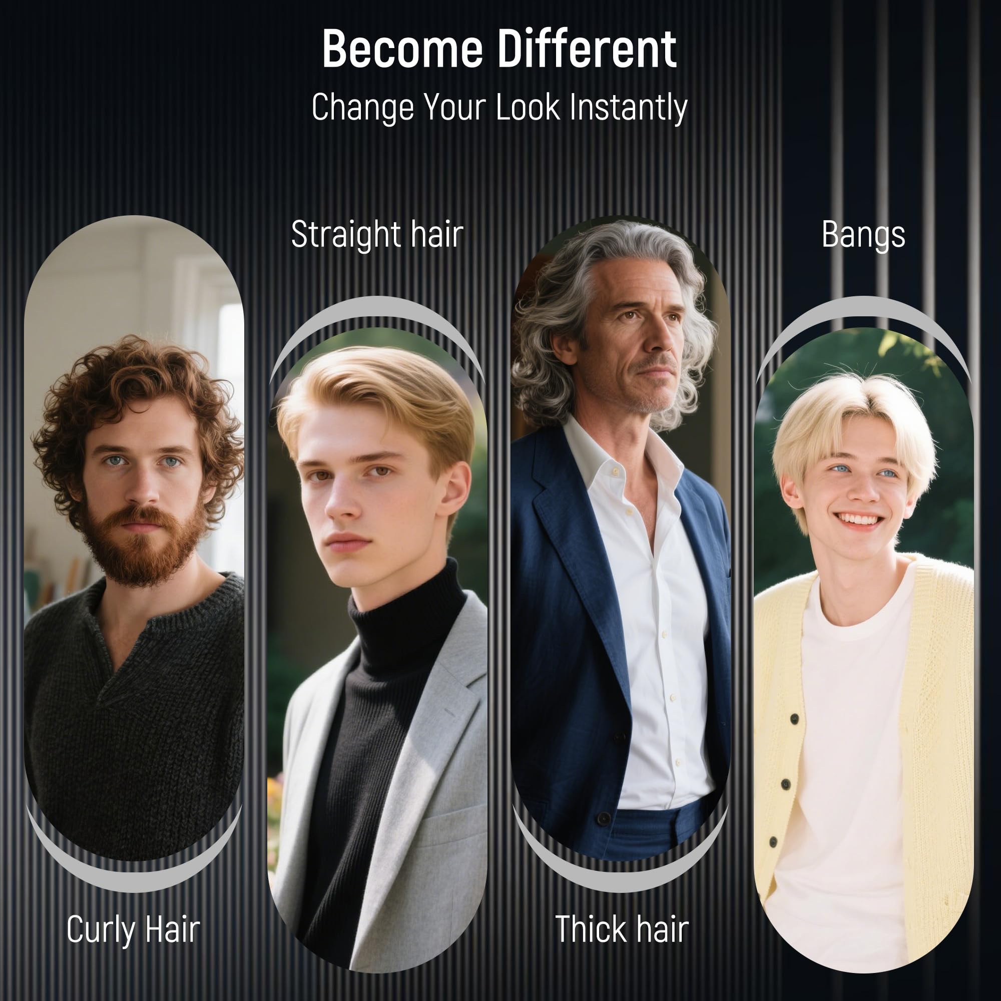 SALON SILK 5-piece set for versatile at-home grooming.