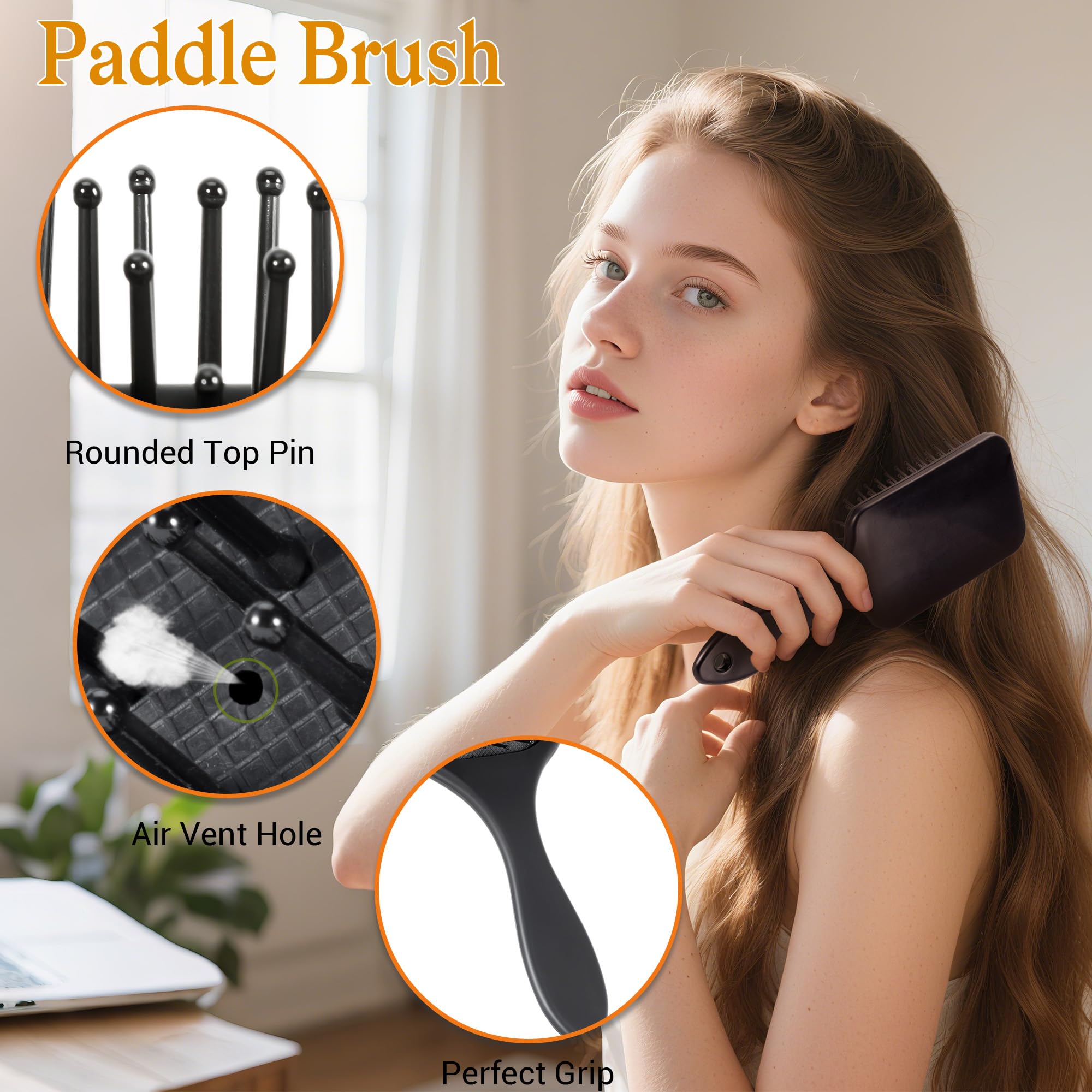 SALON SILK rat-tail parting comb for precise sectioning