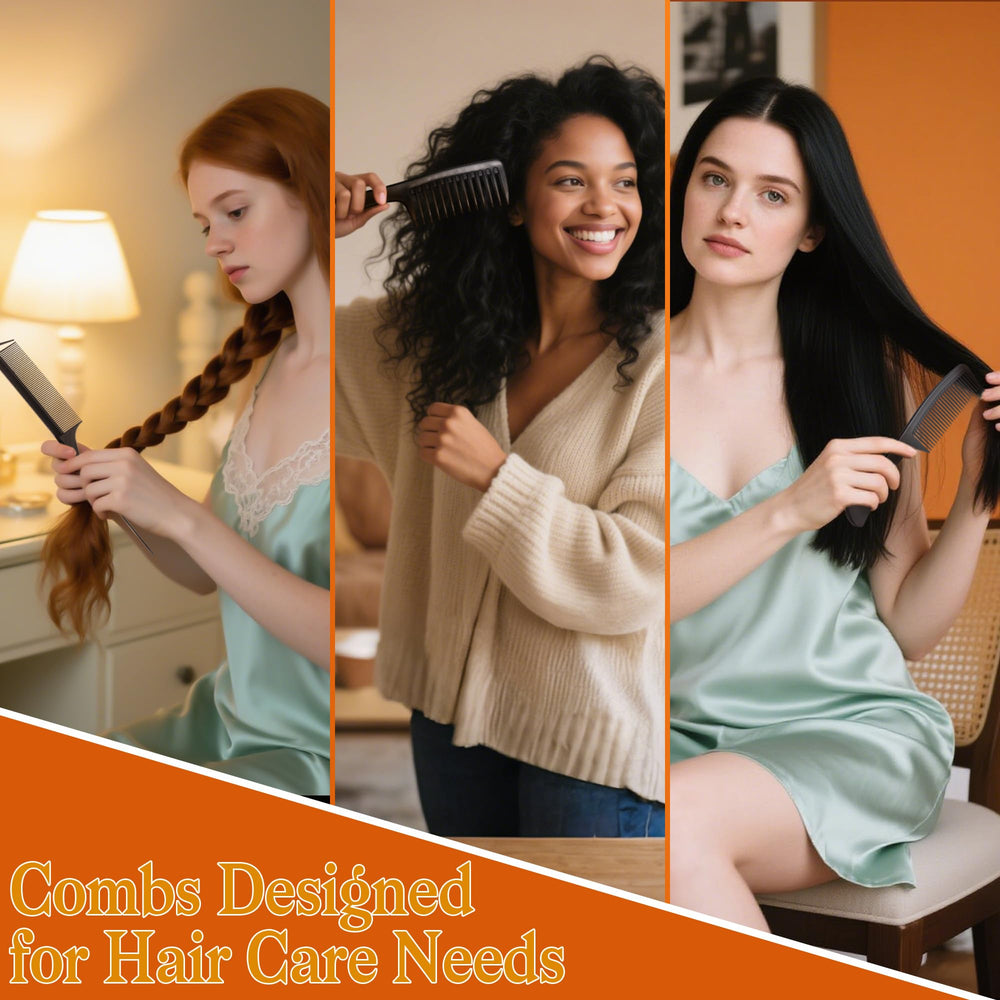 SALON SILK rounded-bristle brush provides gentle scalp massage