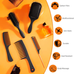 SALON SILK wide-tooth comb for gentle detangling on all hair types