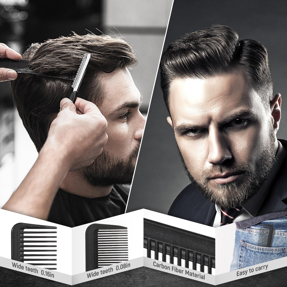 SALON SILK heat-resistant wide-tooth comb for durable styling.