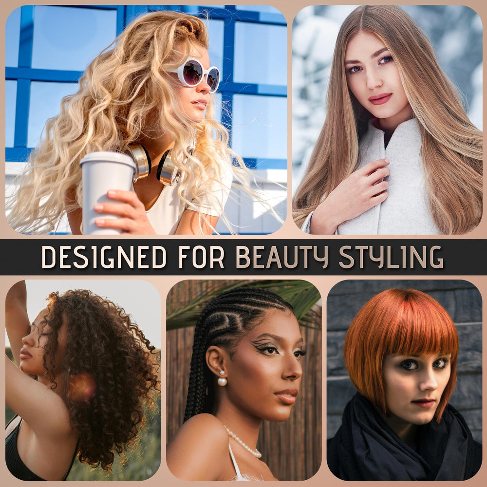 Salonsilk braiding aids help create intricate styles with ease.