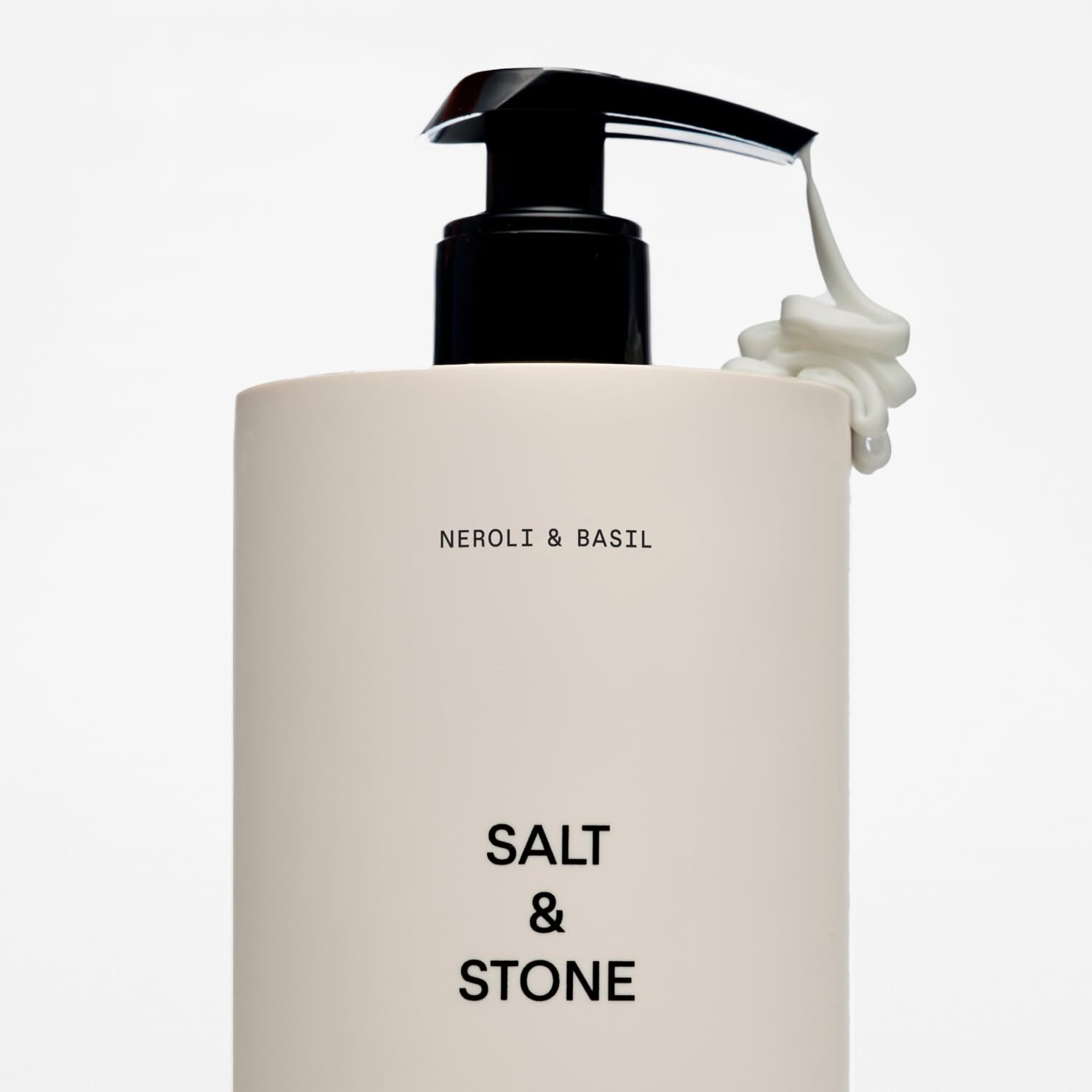 Salt & Stone Neroli Basil lotion spread on skin demonstrates absorption