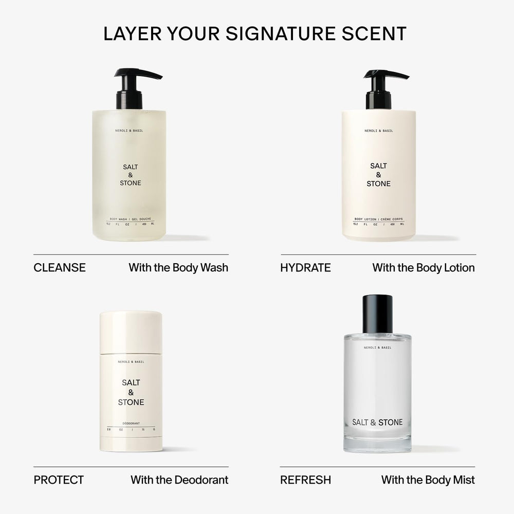 Leaping Bunny and vegan logos indicating cruelty-free, plant-based formulation.