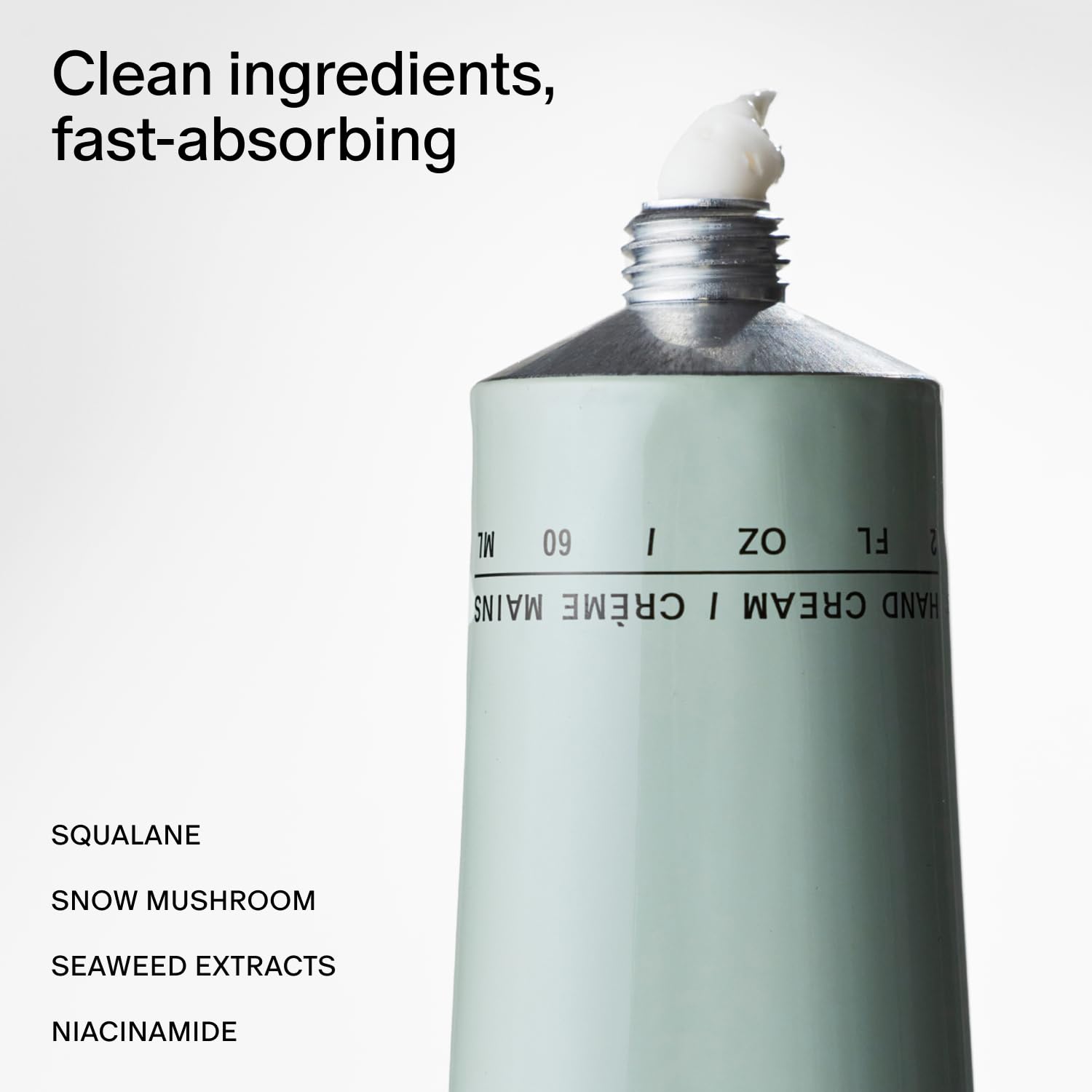 Salt & Stone hand cream bottle with vegan formula label