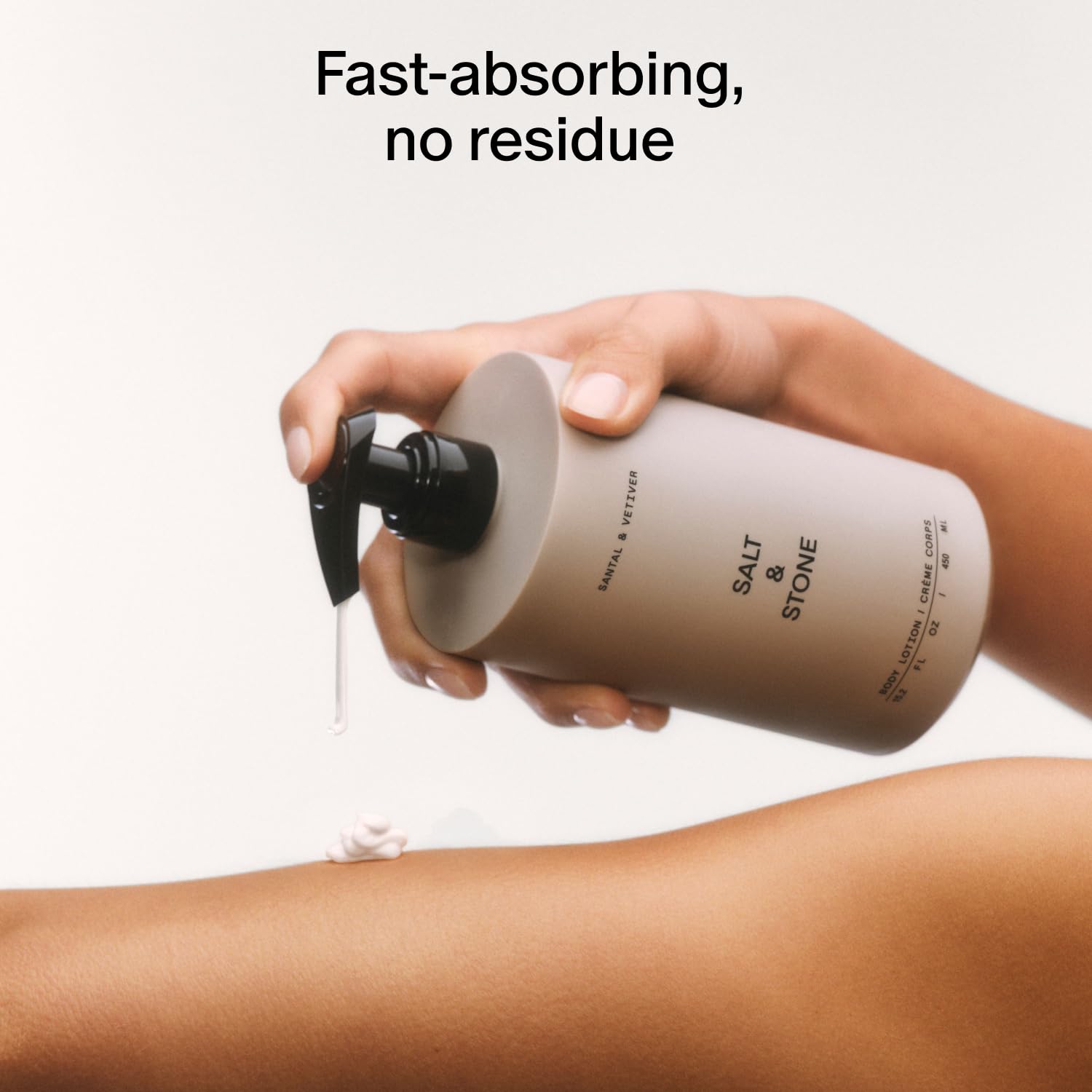 Salt & Stone pump dispenser provides easy, controlled application