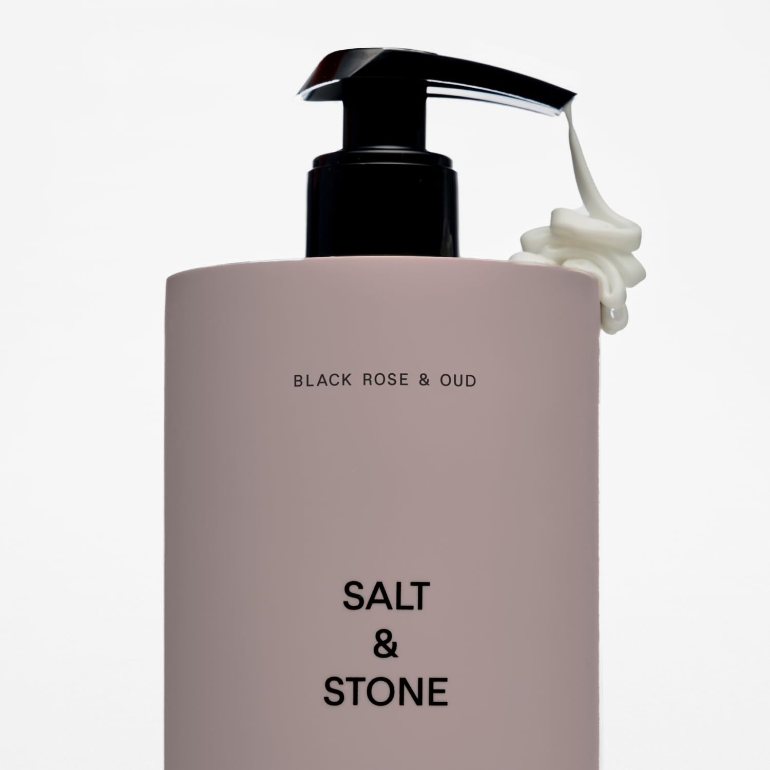Salt and Stone Black Rose and Oud scent notes visual concept highlighting floral luxury.