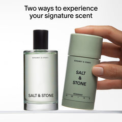 Salt & Stone Signature Scent Duo body mist bottle delivering refreshing citrus-woody scent.