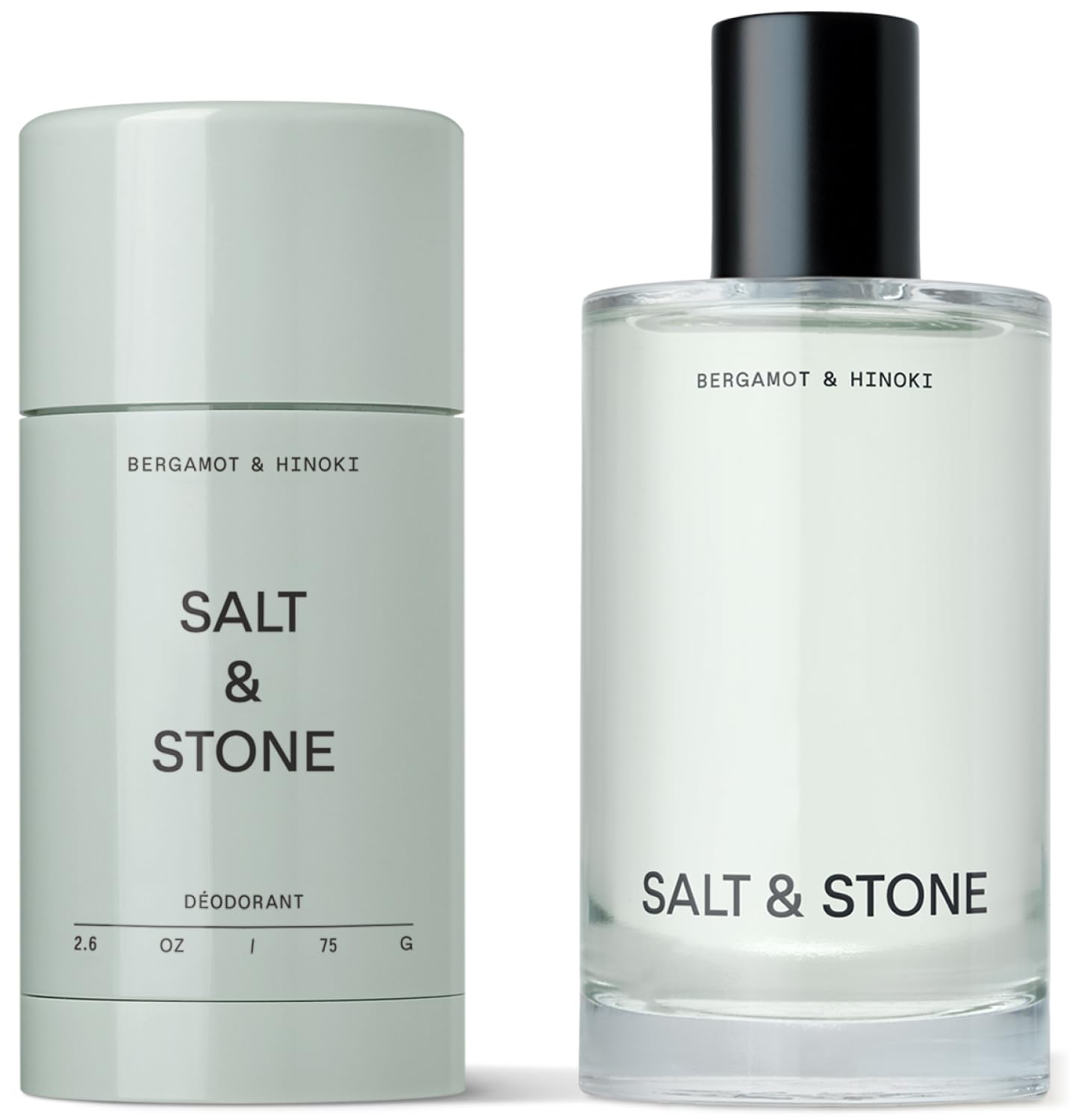 Salt & Stone Signature Scent Duo deodorant bottle with aluminum-free, long-lasting protection.