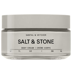 Salt & Stone Body Cream bottle front for daily hydration