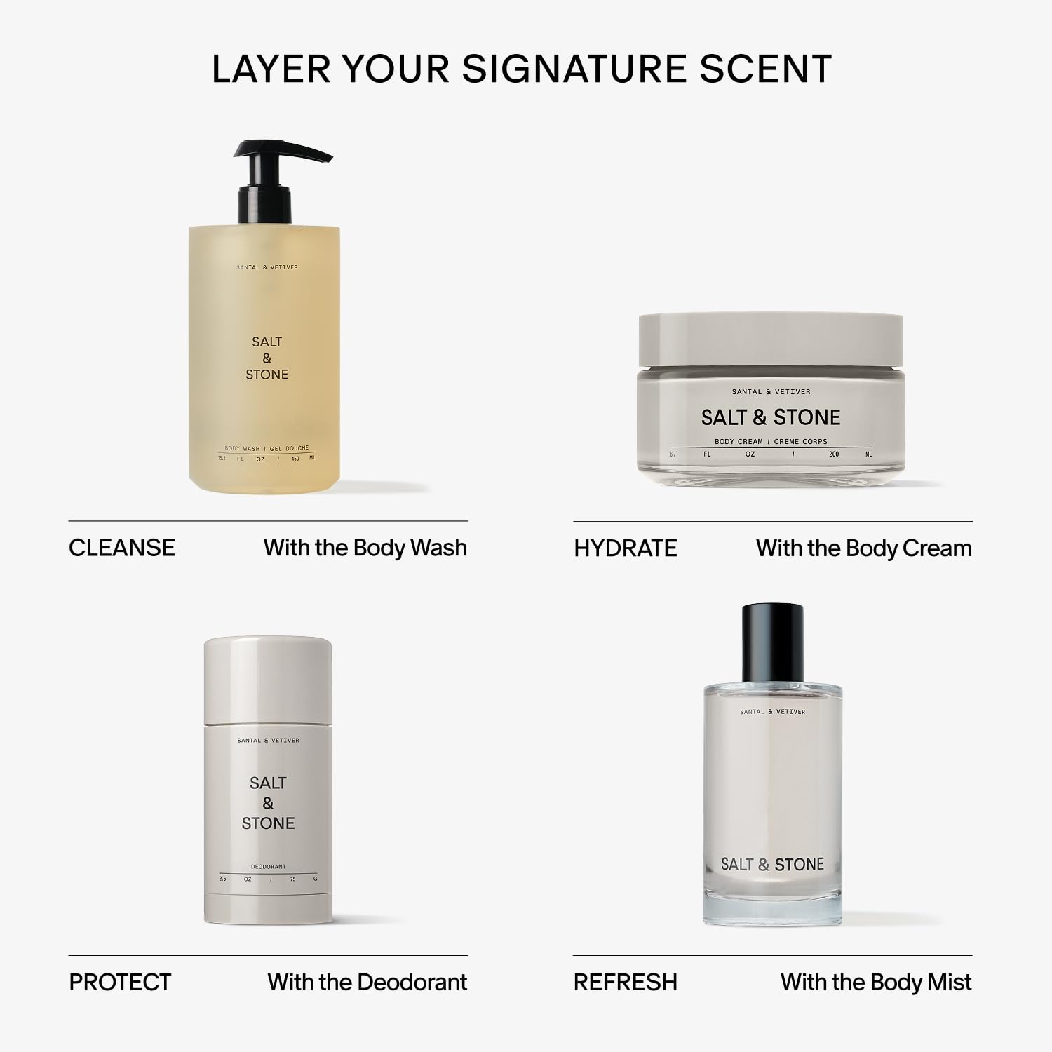 Salt & Stone unisex usage close-up illustrating versatile application