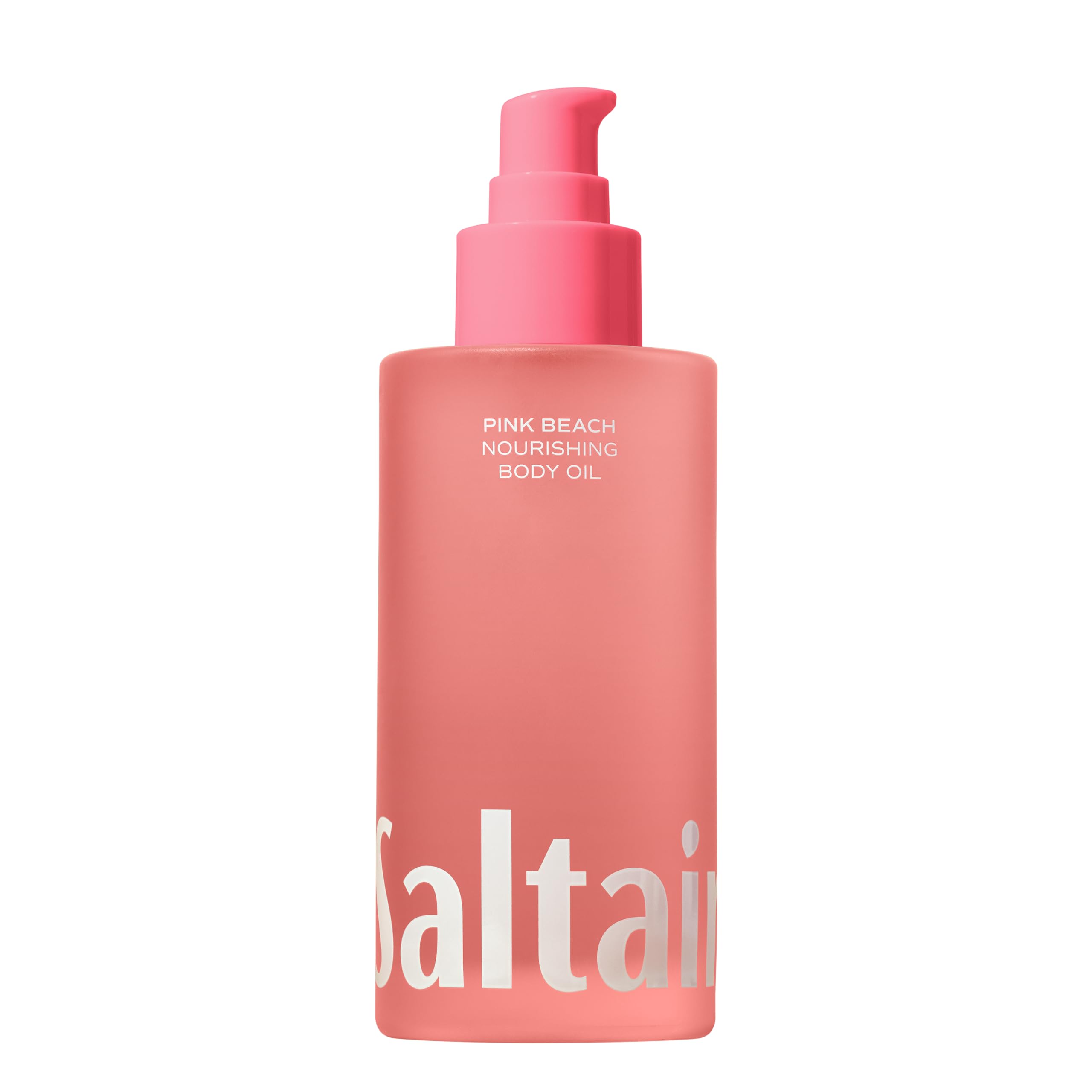 Saltair Aceite Corporal en botella frontal, hidratación sedosa para la piel.