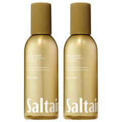 Saltair Body Mist bottle pour shows Golden Hour notes for a tropical mood.