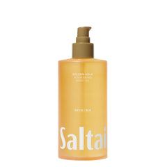 Saltair Body Oil bottle with pump enables easy, mess-free hydration after shower.
