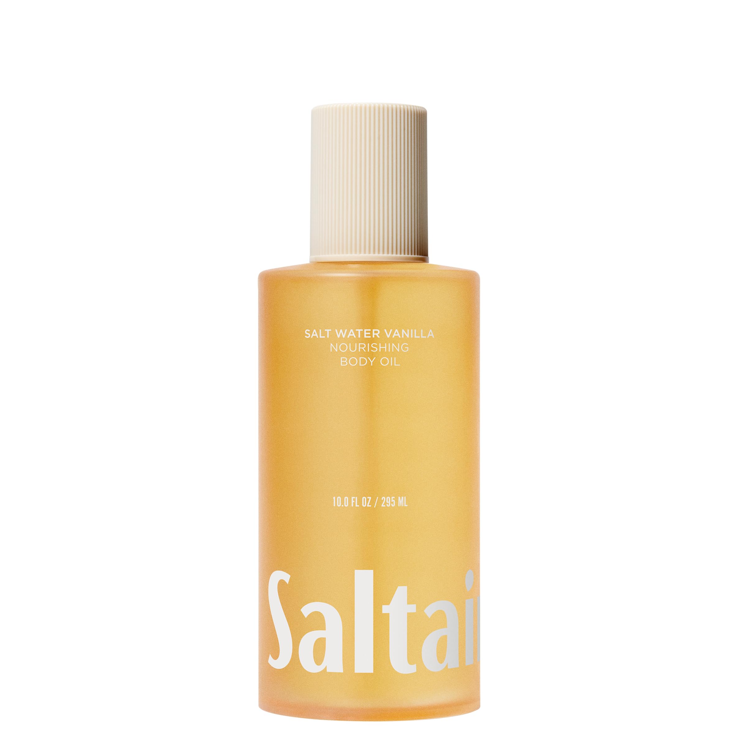 Saltair Body Oil applied to damp skin for quick absorption and soothing feel.