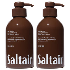 Saltair Body Wash driftwood scent bottle pour for refreshing cleanse