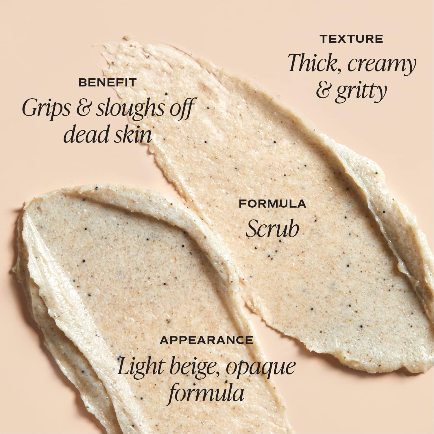 Saltair KP Body Scrub: textura de granulos volcánicos para exfoliación física cuidadosa.