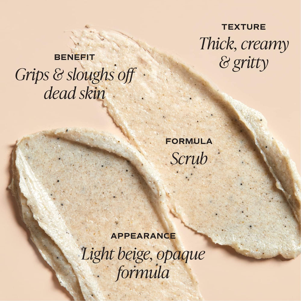 Saltair KP Body Scrub: textura de granulos volcánicos para exfoliación física cuidadosa.